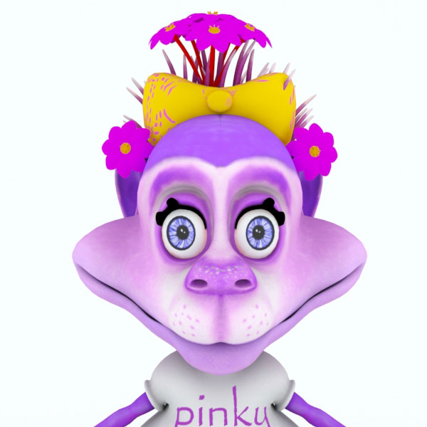 Monkey Female Rigged