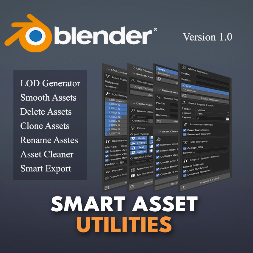 Smart Asset Utilities for Blender