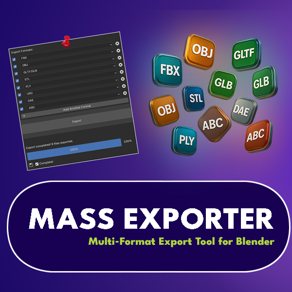 Mass Exporter - Blender